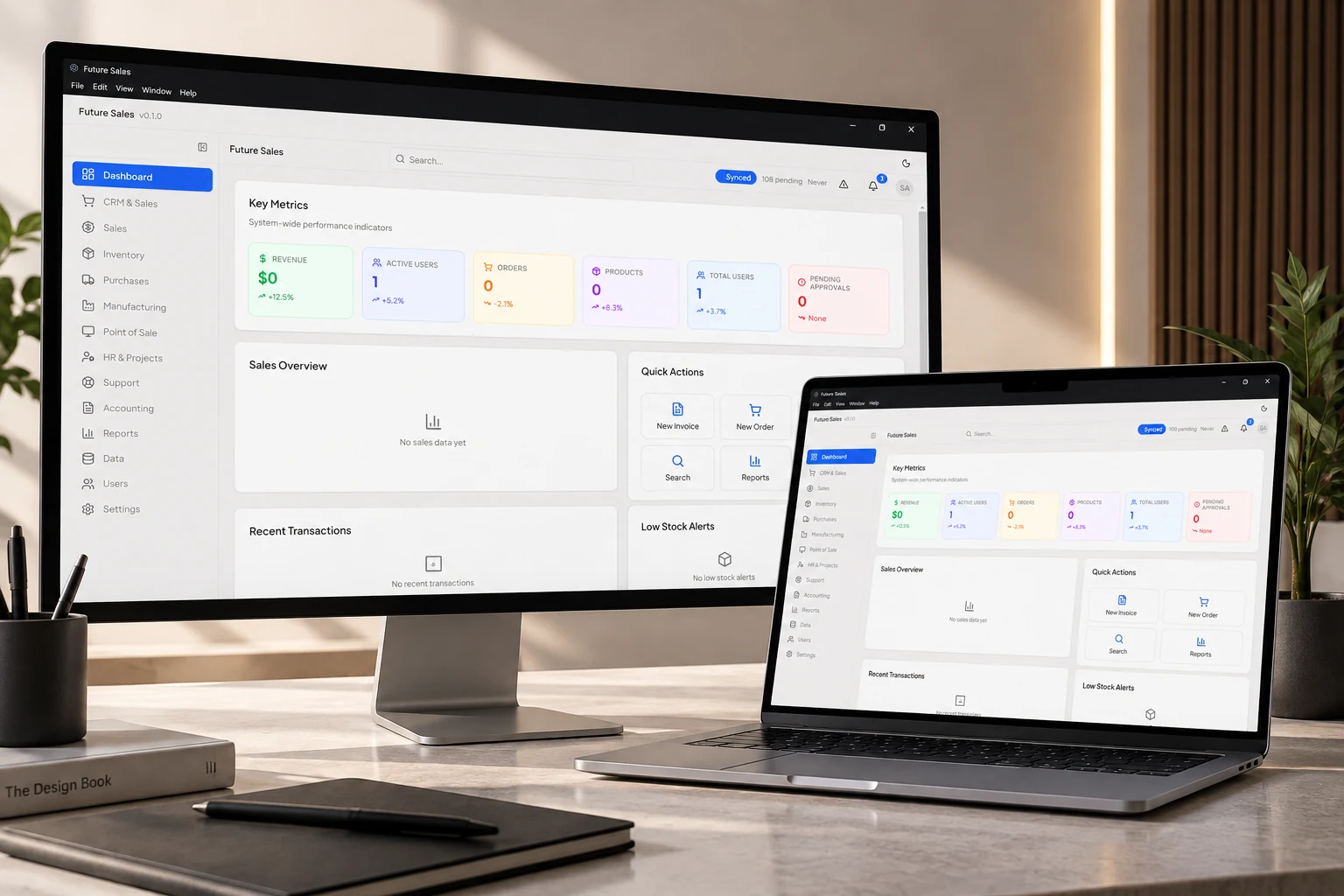 Future Sales ERP interface